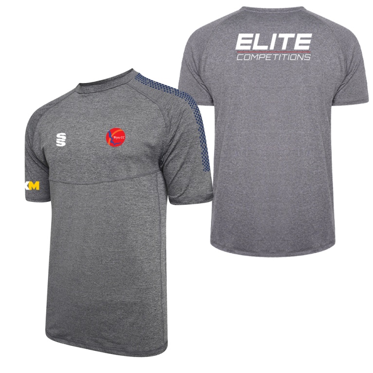 Dual Gym T-shirt : Grey Melange